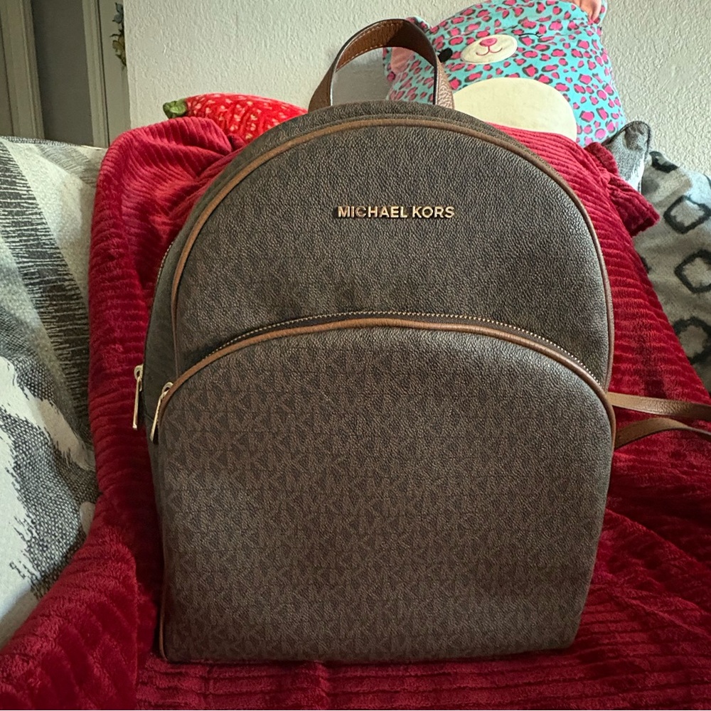 Michael Kors Dark Brown Backpack